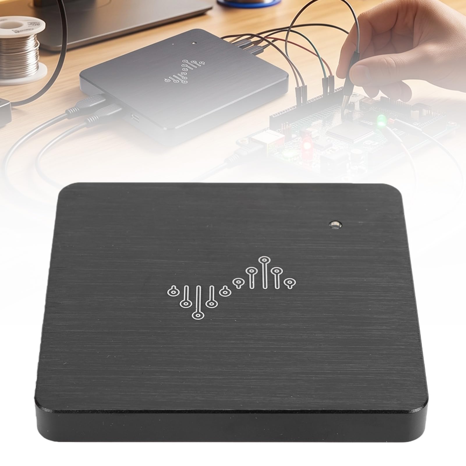 Akozon Analizador Lógico USB, Capturador de Señales de 16 Canales 100 MHz