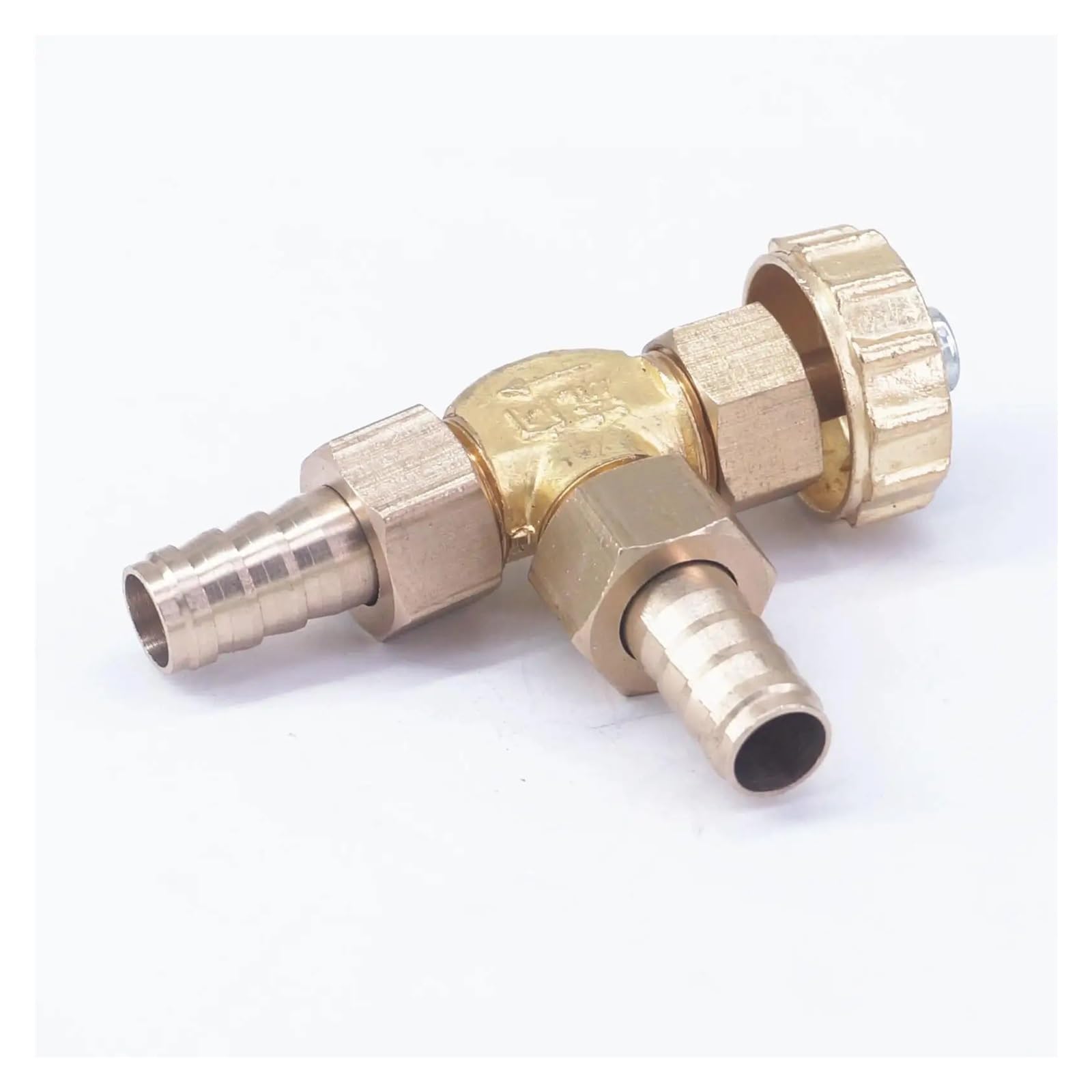 Rvblrdse One Color Fit 10Mm Hose I.d Barbed Elbow Brass Needle Valve Control Valve Gas