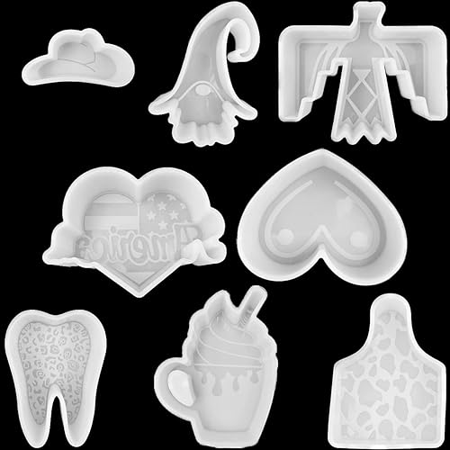 VONZK Molde de silicona para el día de San Valentín para el día de San Valentín molde de silicona 3 12 pulgadas de largo x 5 pulgadas de ancho x 114