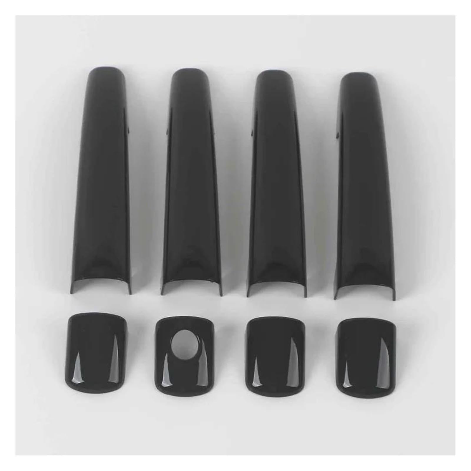 Zapora Black Car Door Handle For Peugeot 207 308 407 2006-2010