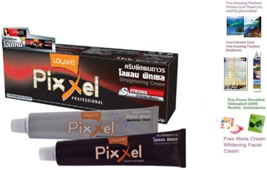 Lolane Pixxel Professional Hair Straightening Cream # Strong Made in Thailand