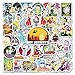 51 Cartoon Rick And Morty Graffiti Stickers Laptop Car Skateboard Decorazione Adesivi