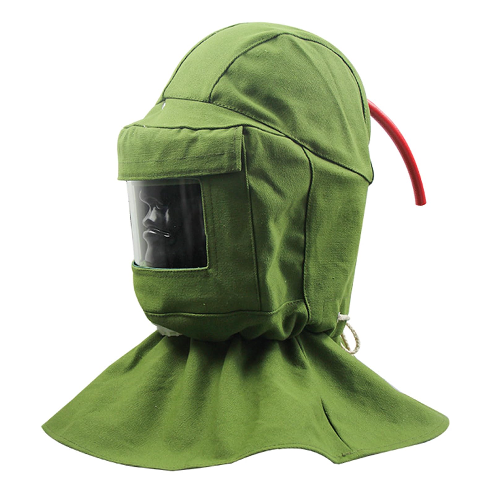 Cagoules de sablage pour casque de travail en PVC pour travaux difficiles