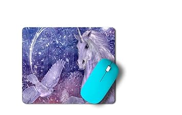 Unicorn Printed Mouse Pads [Rubber] [for Men & Women][for Boy & Girl][Computer Laptop Accessory] by Feeling Hub