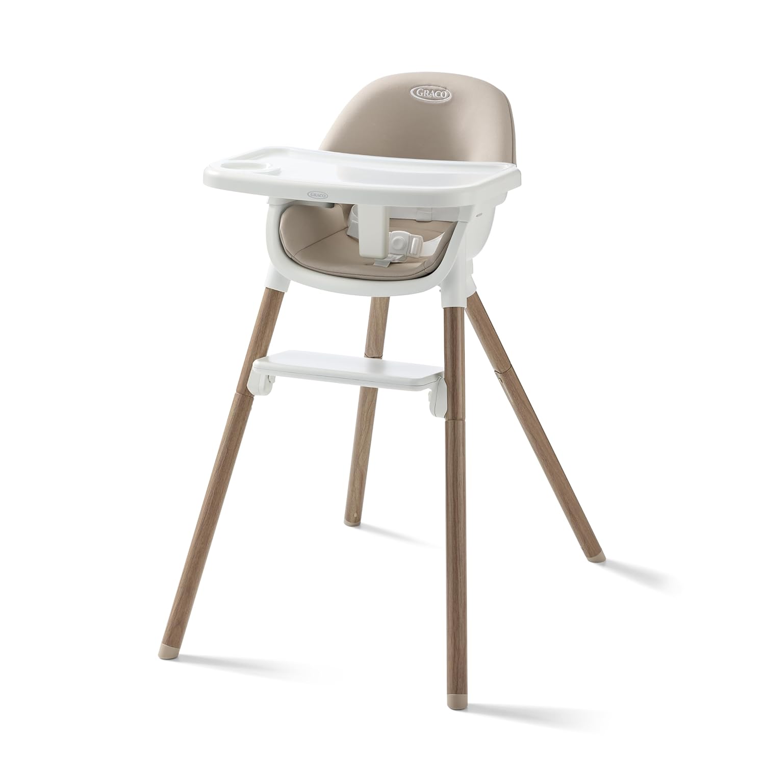 Graco Ready2Dine 4-in-1 Highchair: Grows from Baby Highchair to Big Kid Chair, Foldable, Easy Clean, Linden