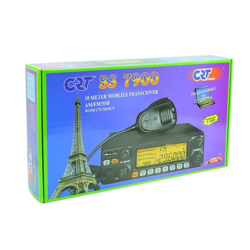 CRT SS7900 Radio CB am/FM, Noir