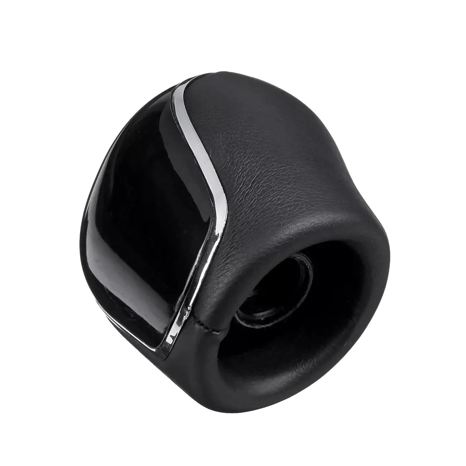 GLBLPEXELR Leather Gear Knob for Mondeo for Focus MK3 MK4 Kuga ABHY-6 Speed Leather Gear Shift Knob Lever Gaitor Boot Cover