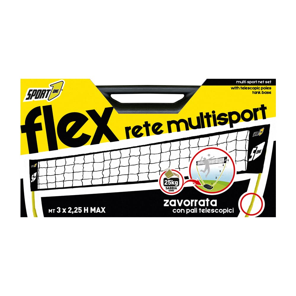 Arredo Stock Volley Beach Volley Beach Tennis pour Enfants d'extérieur modèle Flex Outdoor Multisport H 225 CM
