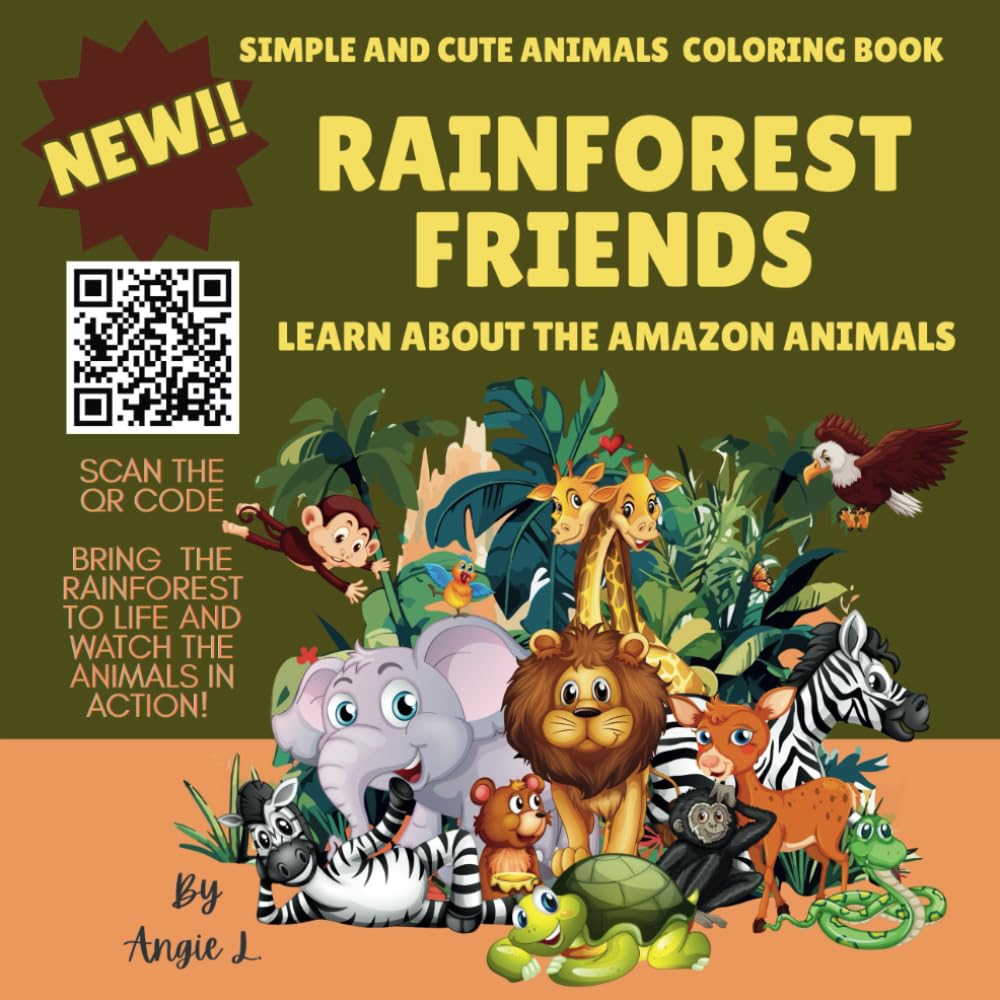 Rainforest Friends: Scan the QR Code & Learn About the Amazon Animals