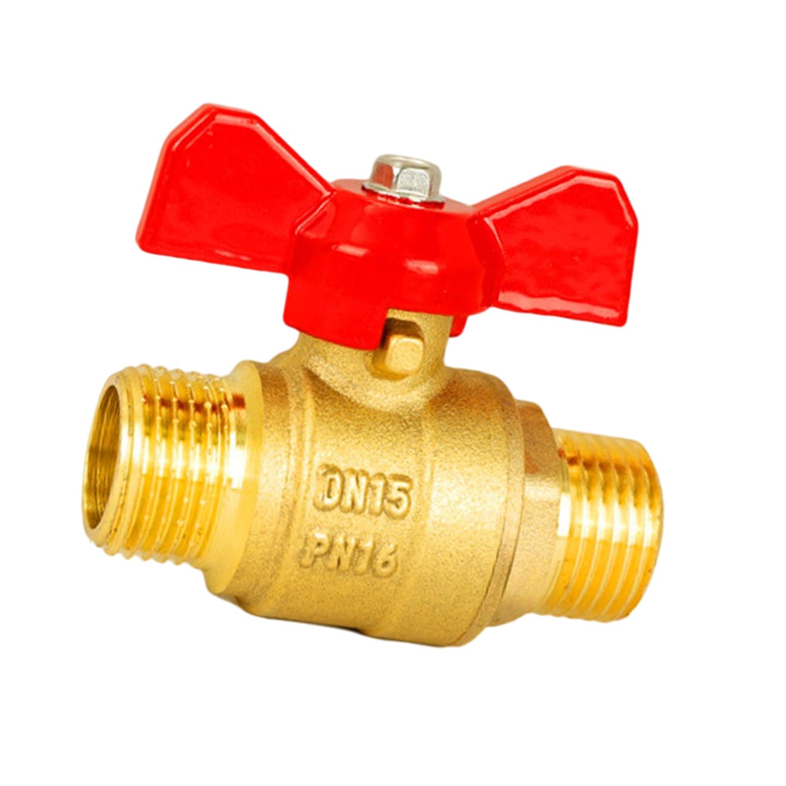 Thickened Butterfly Handle 1/2" or 3/4" Double External Thread Thickened Butterfly Handle Ball