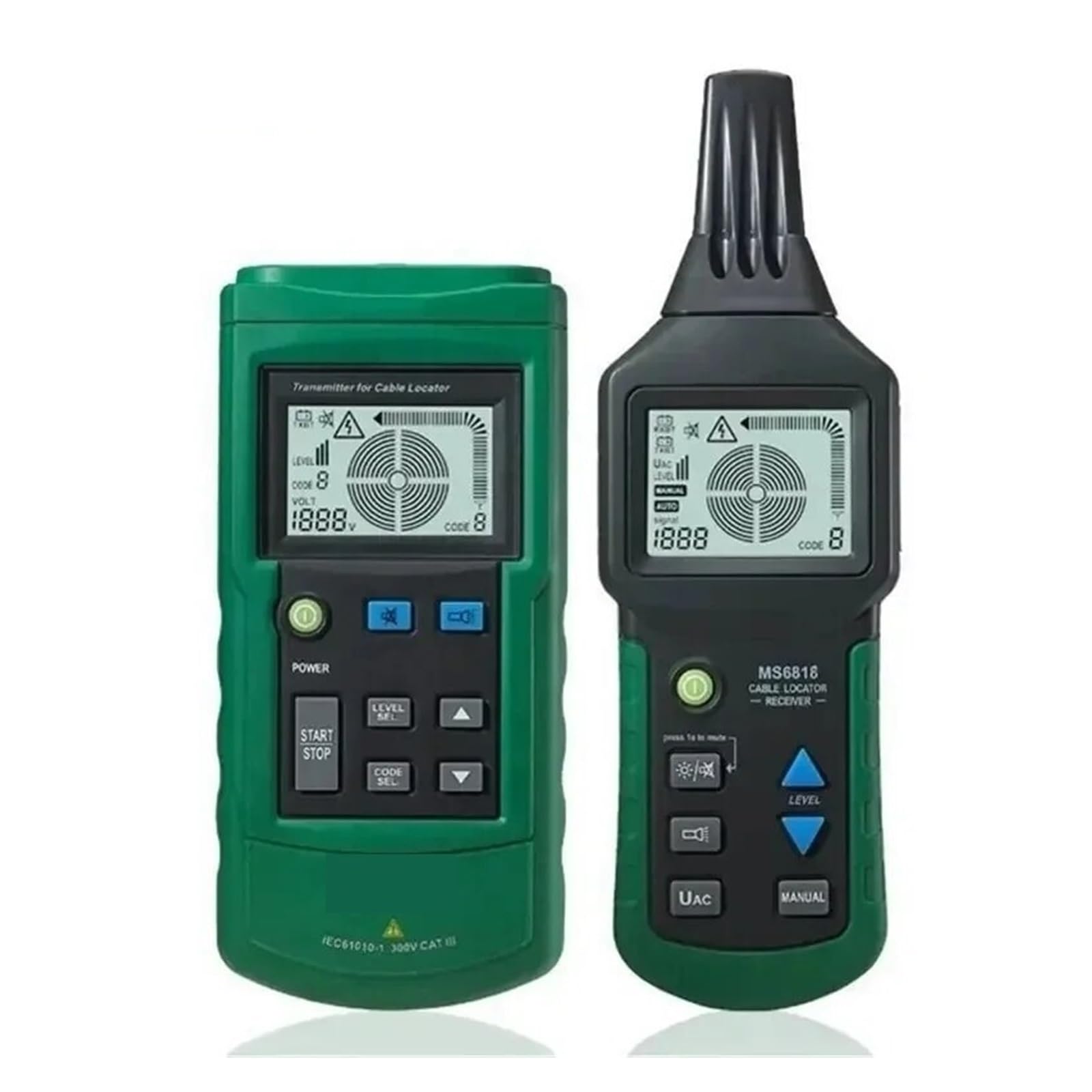 Mthckxjbsuz One Color Cable Tracker, Professional Cable Tester Metal Pipe Locator Wall Underground Inspect Interruption Short Circuit Detection