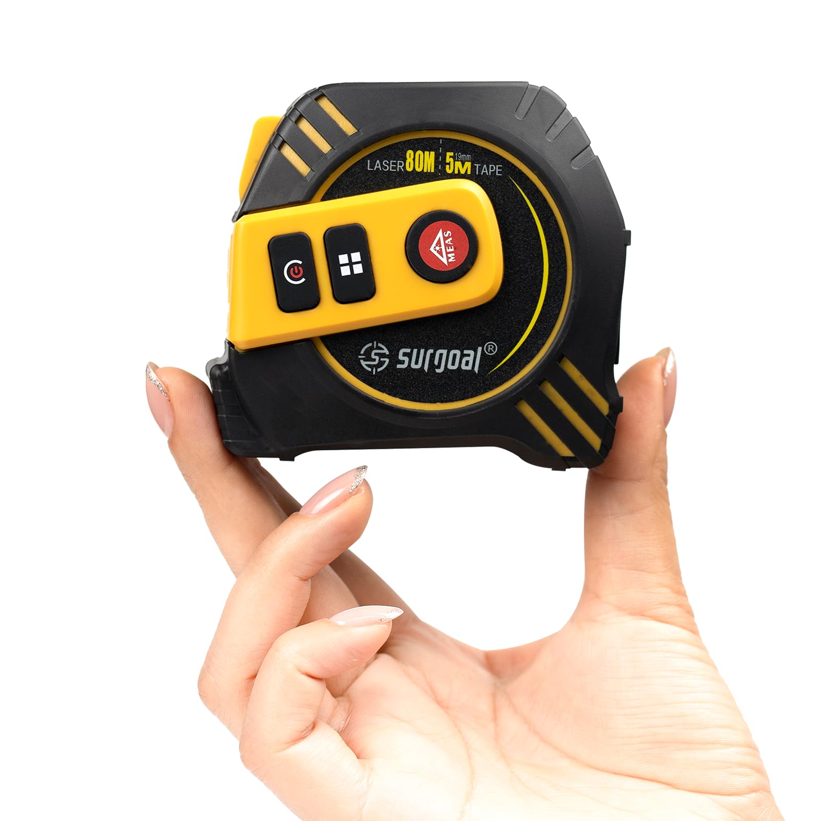2-in-1 Laser Tape Measure USB-C Recharge 262Ft Laser & 16Ft Tape Red-Beam — Amazon image 8