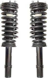 EIOFEVY Shocks Struts Absorber Gas Lift Struts Amortiguador 2pcs Suspension Complete Shock Absorber Strut and Spring Set Assembly Front Left Driver and Right Passenger Side Loaded Quick AWD SCA72782