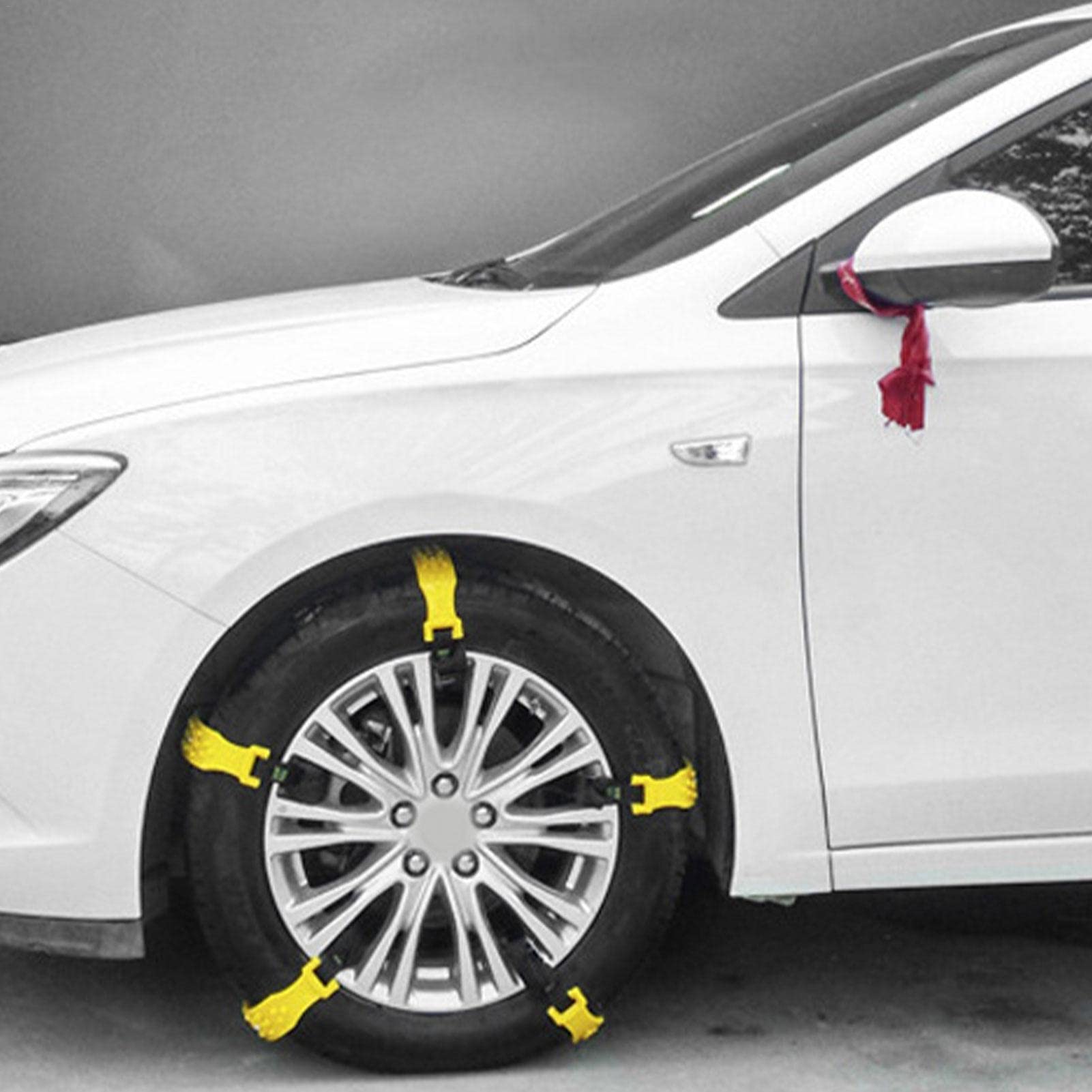 CATENE DA NEVE DA NEVE ANTISCIVOLO – ADESIVO Fango auto forte durevole per tutta la stagione, catene per pneumatici fantasia per SUV