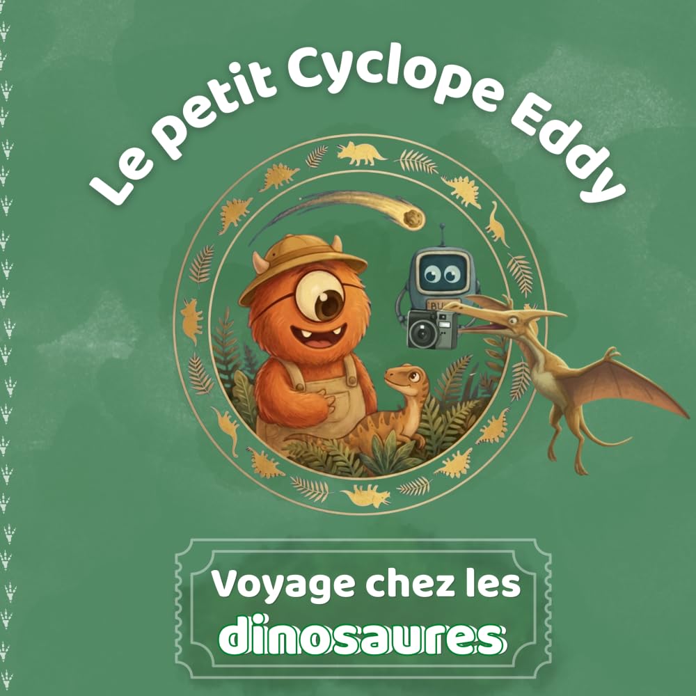 Le petit Cyclope Eddy voyage chez les dinosaures: Une première découverte drôle et éducative des dinosaures (livre enfant 3-5 ans) (Le petit Cyclope Eddy : les voyages de la découverte)