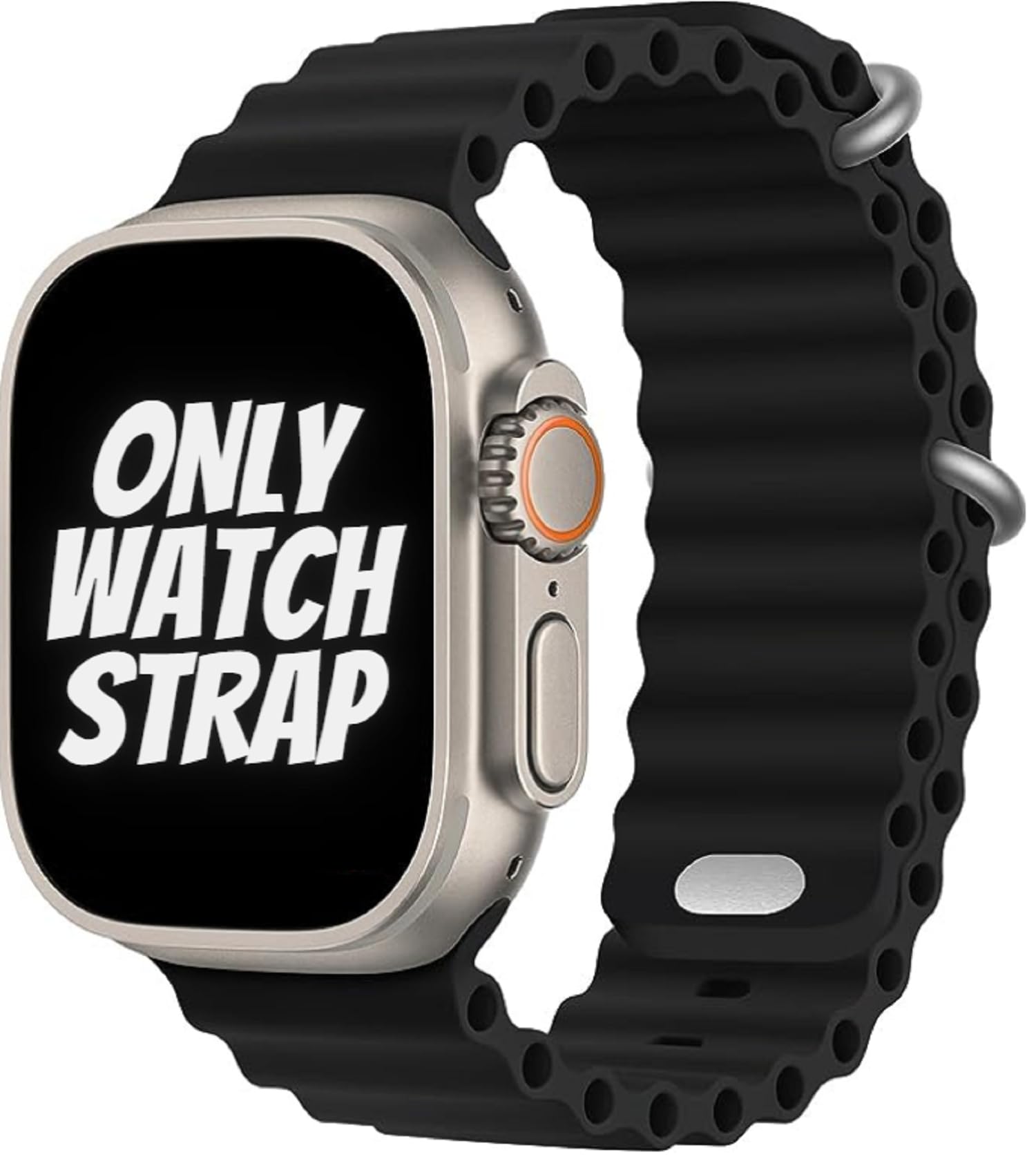 FNO01 New Flexible Silicone Ocean Sport Bands Compatible With Apple Watch Band For Men Women, Replacement Straps For iWatch Series Ultra/8/7/6/5/4/3/2/1/Seã.