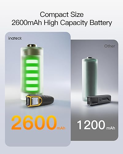 Miniatura 4 de Inateck Escáner de Código de Barras Inalámbrico, Escáner de Código de Barras Bluetooth Portátil con Pantalla, Escáner de Código de Barras 1D 2D QR