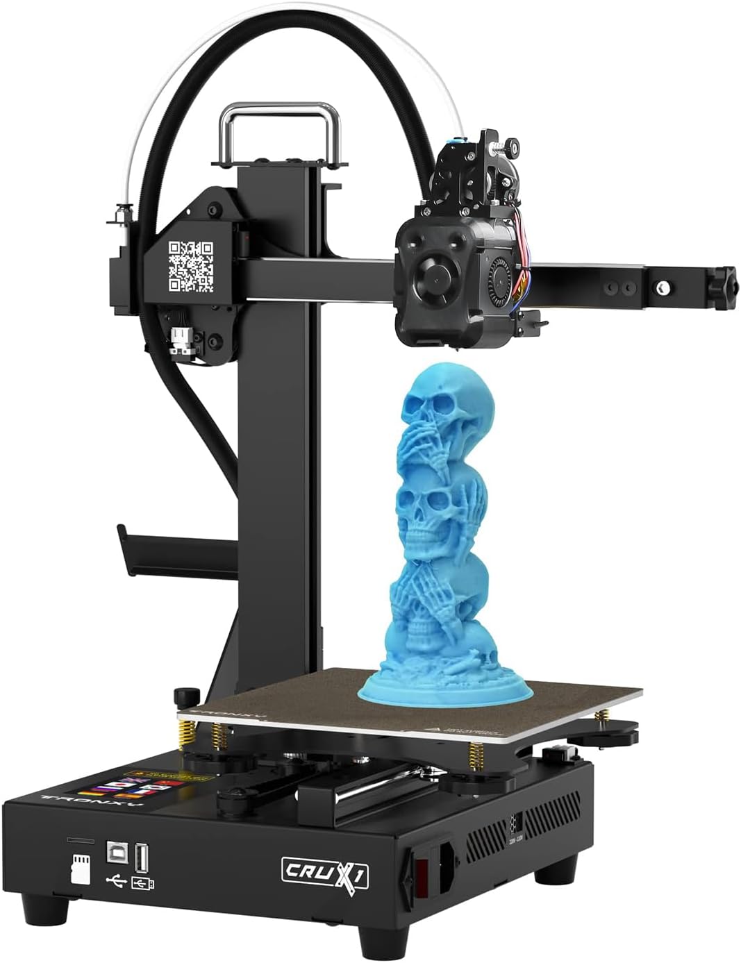TRONXY CRUX 1S Mini 3D Printer,2025 New Version High Speed Small 3D Printers for Beginners,275°C Direct Extruder Double OSG15 Guide Rail, Print Size 7.09x7.09x7.09 inch