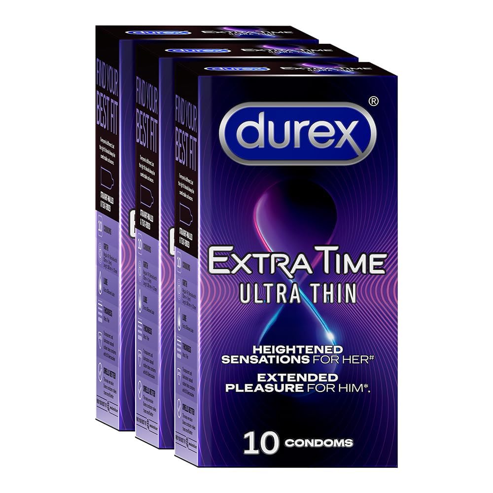 Durex Extra Time Ultra Thin Condom 10 Count (Pack of 3)-picture-15