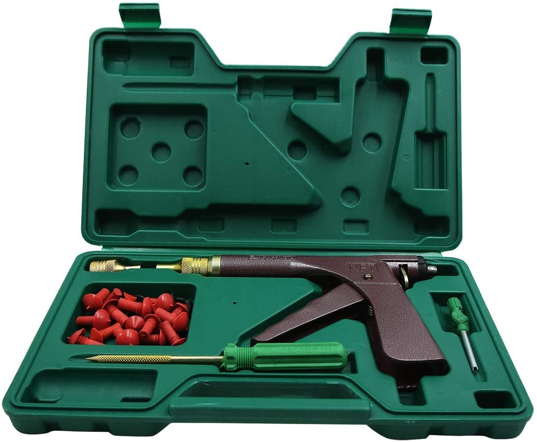 XYWHPGV Tire Plugger Tubeless Car Wheel Zestaw narzędzi do naprawy opon próżniowych z wtyczką grzybkową(7b258 b6e2f 316af 6c91a d1ee7 17d1f