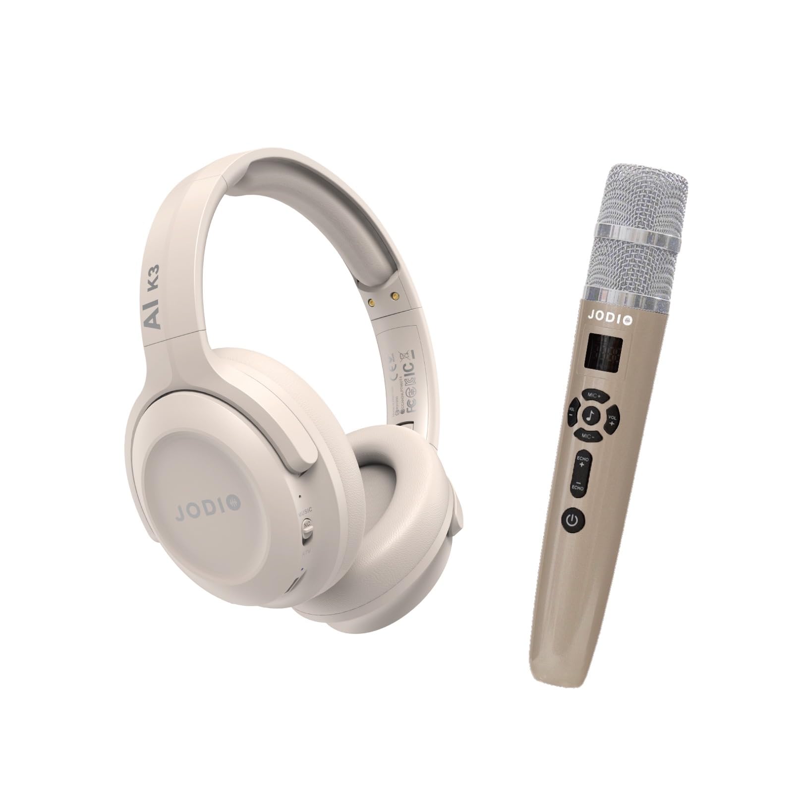 Amazon.com: JODIO K3 Wireless Karaoke Headphones with Mic, Sing