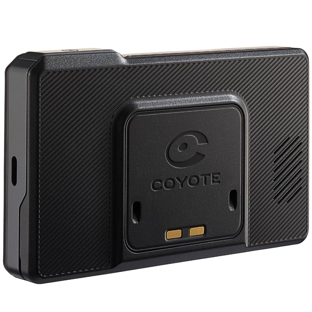 Coyote Max (Italia) – Assistente alla guida - Assistente vocale e schermo tattile da 4'' - Segnalazione superamento velocità - Controlli, pericoli, traffico e perturbazioni in tempo reale - Bluetooth