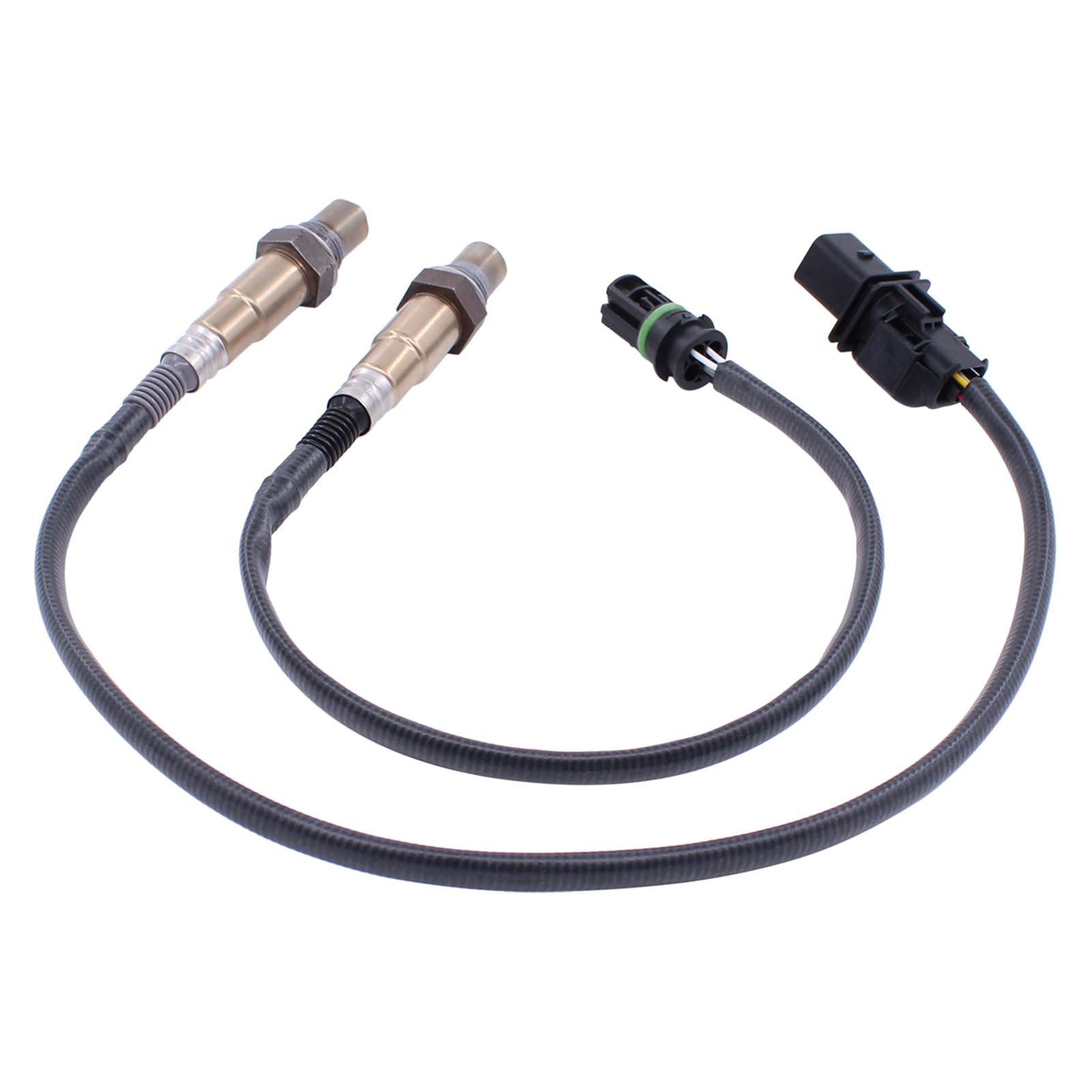 Lambdasonde Lambdasensor Regelsonde vor Kat und Diagnosesonde nach Katalysator Sensor O2 Sauerstoffsensor Sauerstoff Sonde Sensoren für 1er E81 E87 E88 116i 118i 3er E90 E91 E92 E93 316i 318i N43