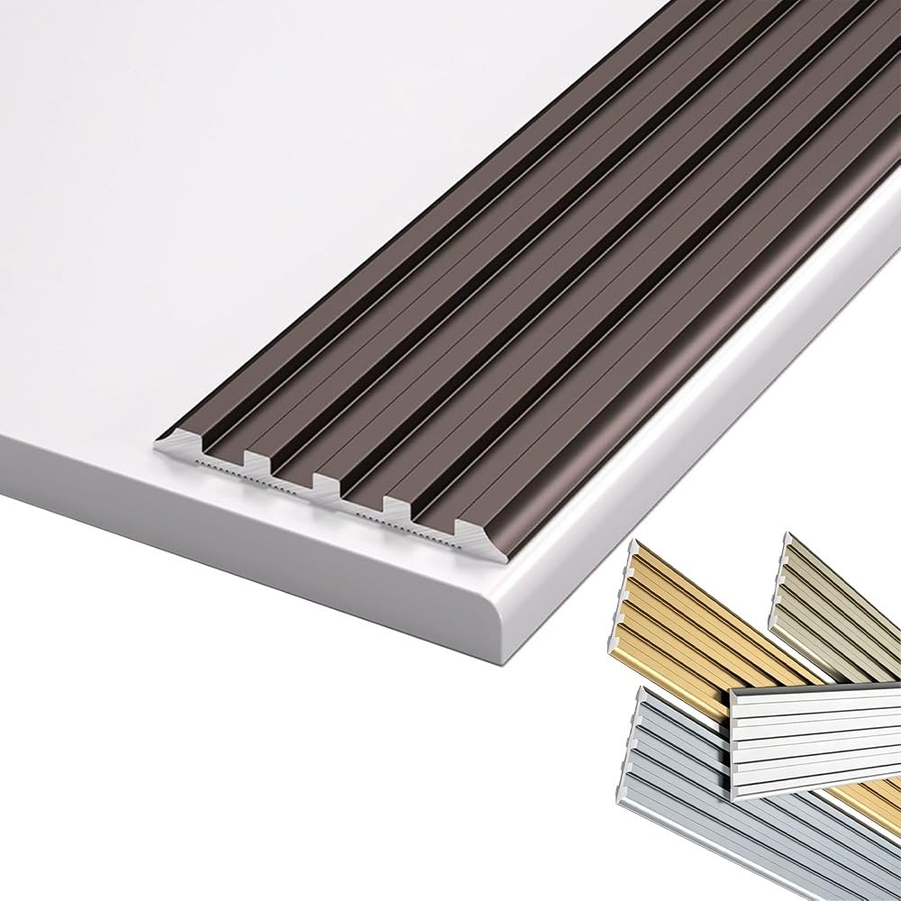 90cm Perfil De Borde De Escalera Aluminio Antideslizante Perfil De Protección Para Borde De Escalón Forma De L Perfil Angular Perfil Para Cantos Escalera