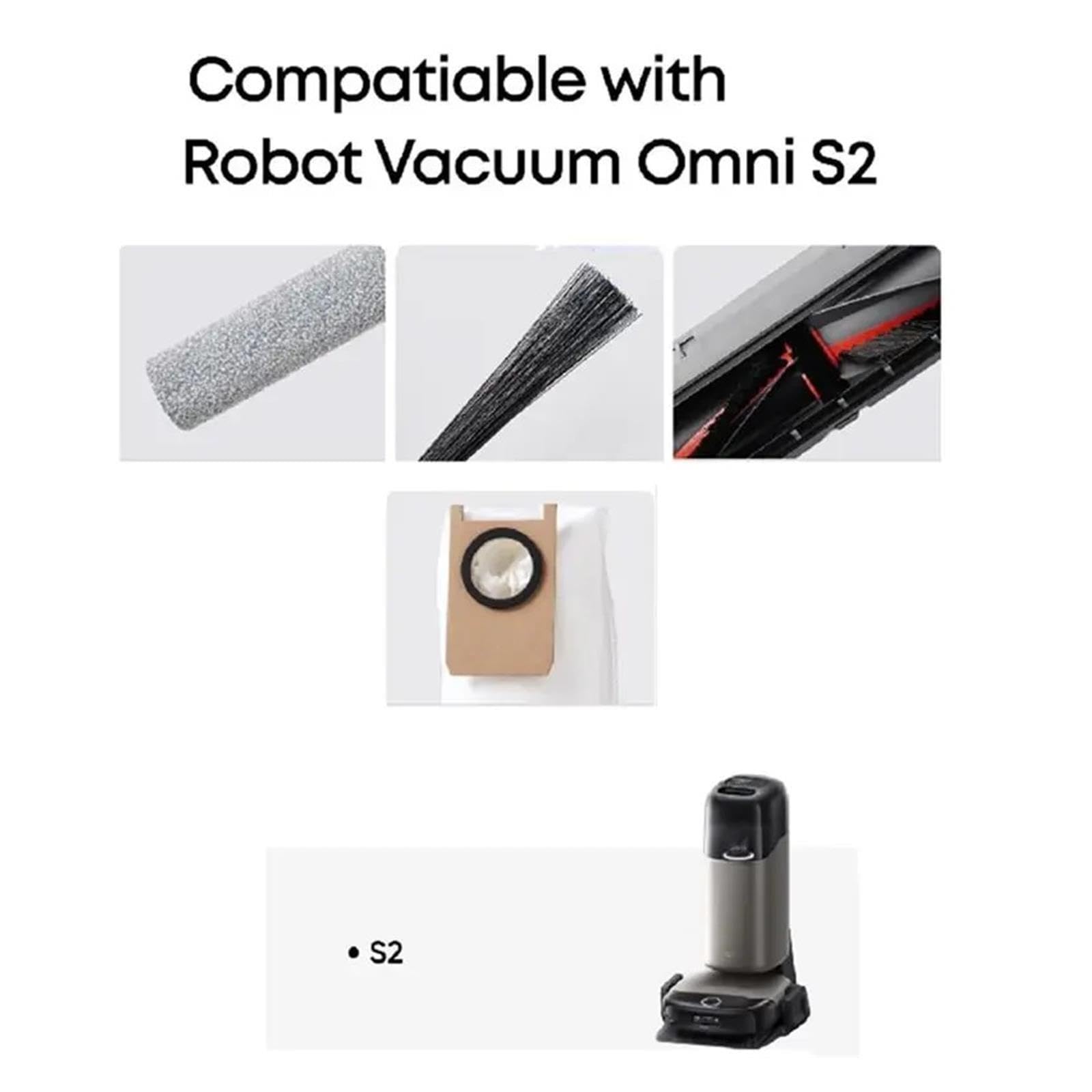 Borsa Antipolvere Per Spazzole Laterali Compatibile Con Eufy Omni S2