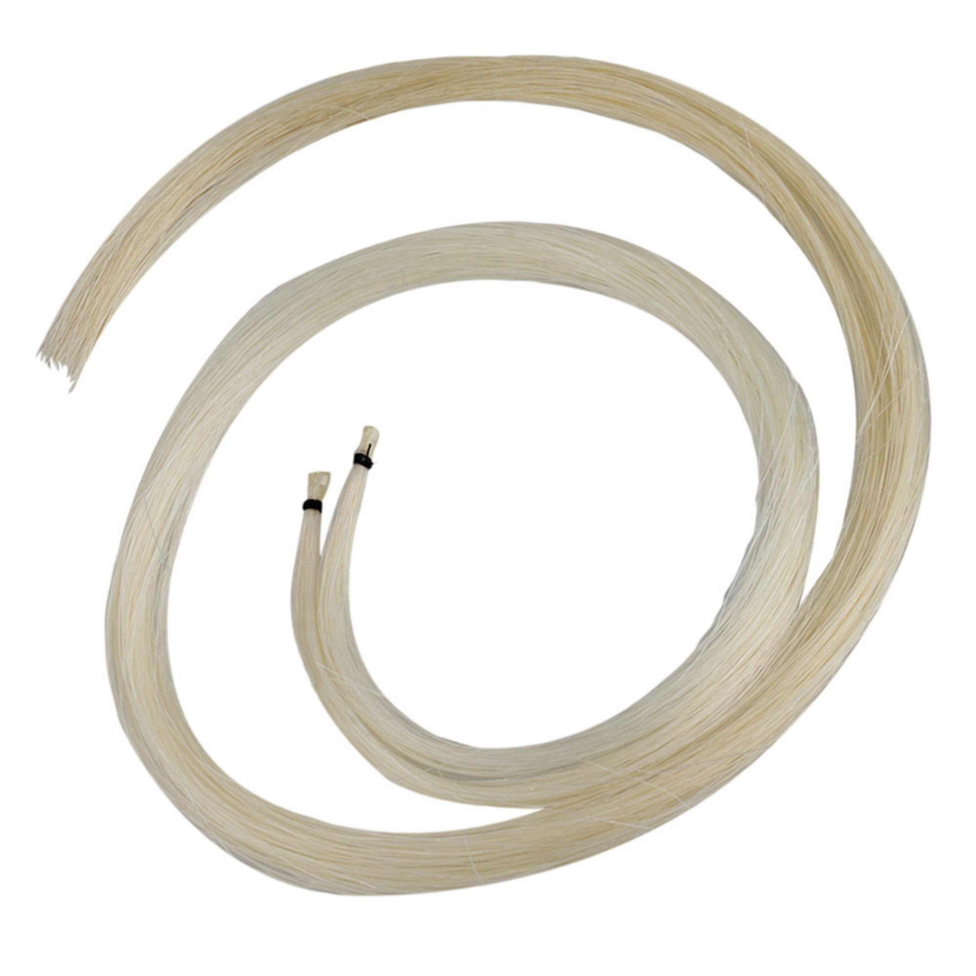 Yibuy 20 matasse 81,3 cm strumenti musicali parti arco violino capelli crine di cavallo bianco