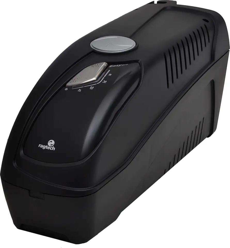 RAGTECH – Nobreak New Easy Pro NEP 700 – 700VA/490W – 1 bateria 12V/7Ah – Bivolt – 6 tomadas – Modelo 4164