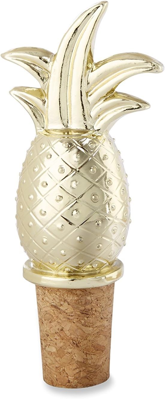 Kate Aspen Gold Pineapple Bottle Stopper