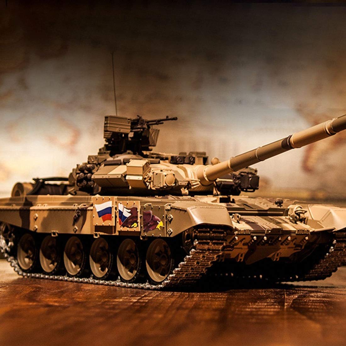 Buy MNSDRC Tanks Russian T90 Main Battle Tank 2.4G Remote Control