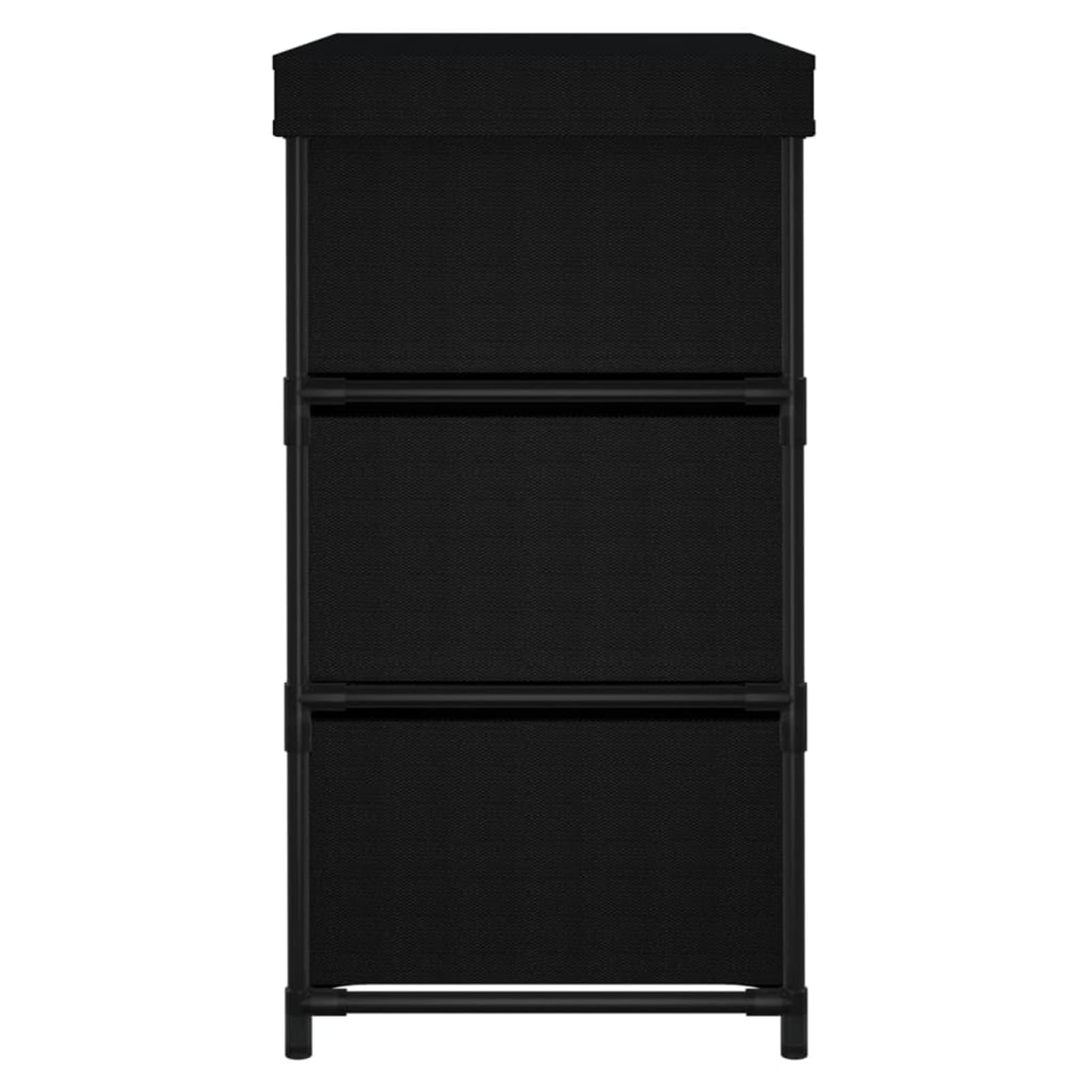 Armoire de Rangement avec 6 tiroirs 55x29x55 cm Noir Acier,Armoire Metal,Meuble Garage,Armoire Rangement
