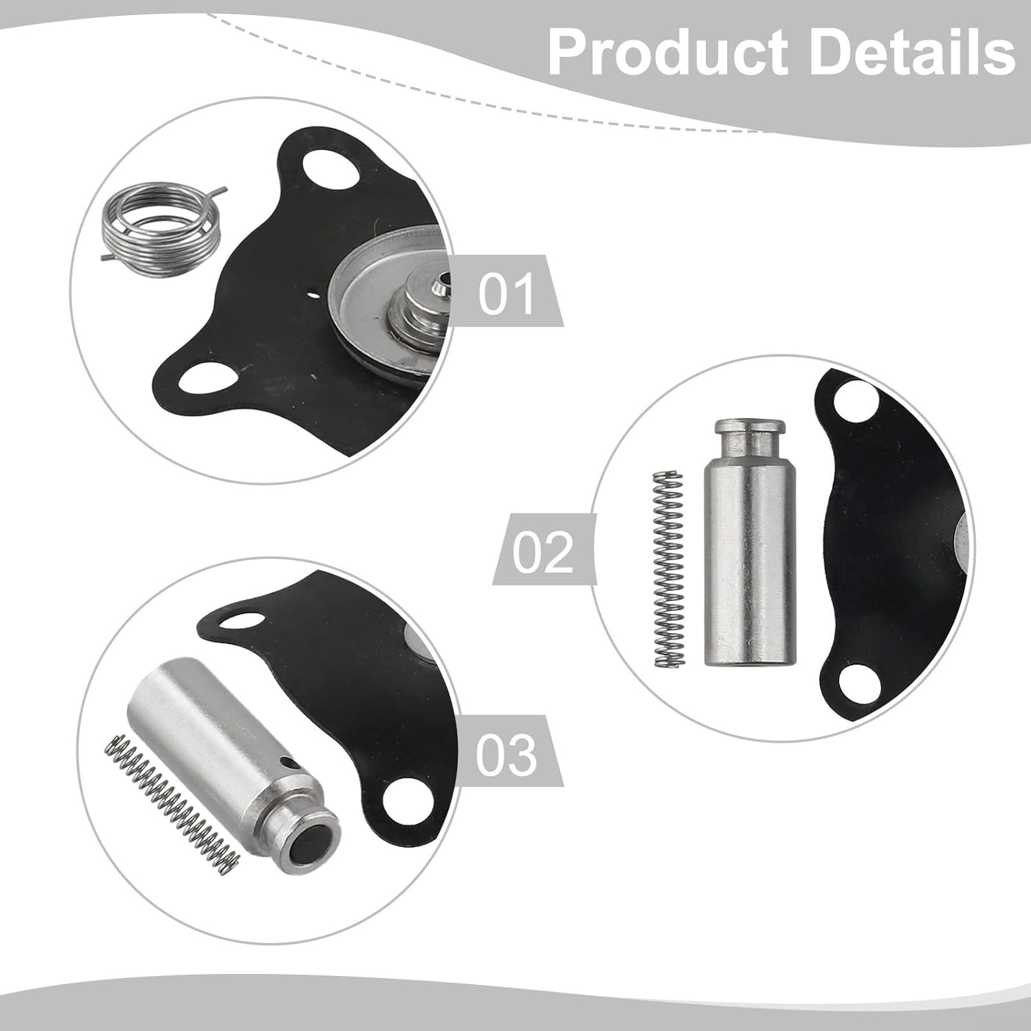 1/2" and 3/4" Solenoid Valve Diaphragm Replacement Seal Gasket with Iron Core Electromagnetic & Valves – Rubber & Nylon, Compatible with Brass and Steel Plumbing Fixtures