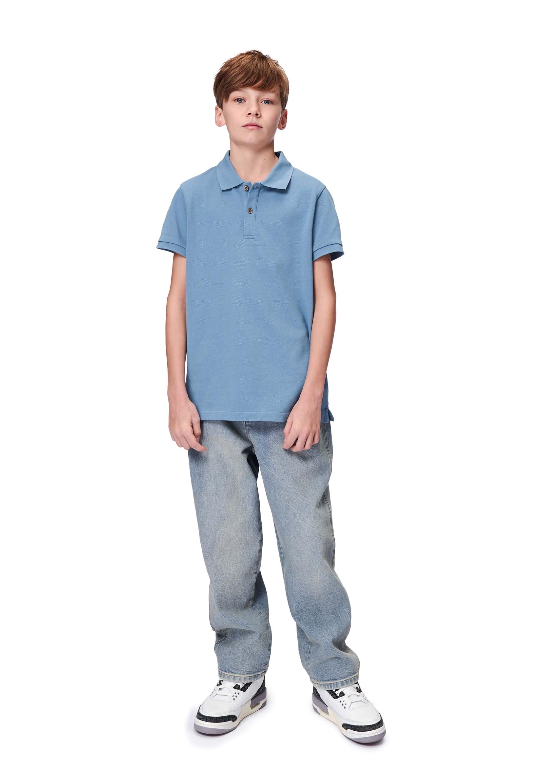 Band of Rascals Kinder Kurzarm T-Shirt Basic Polo aus Bio-Baumwolle