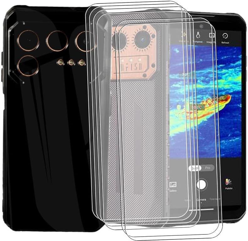 MAOUICI Case for IIIF150 Raptor (6.80 inches),Black Shell Case for IIIF150 Raptor with 6 Tempered Glass Screen Protector