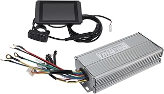 Alomejor Electric Bike Panel Controller Kit, Sine Wave Controller with LCD8H Panel Lamp Line Conversion Kit
