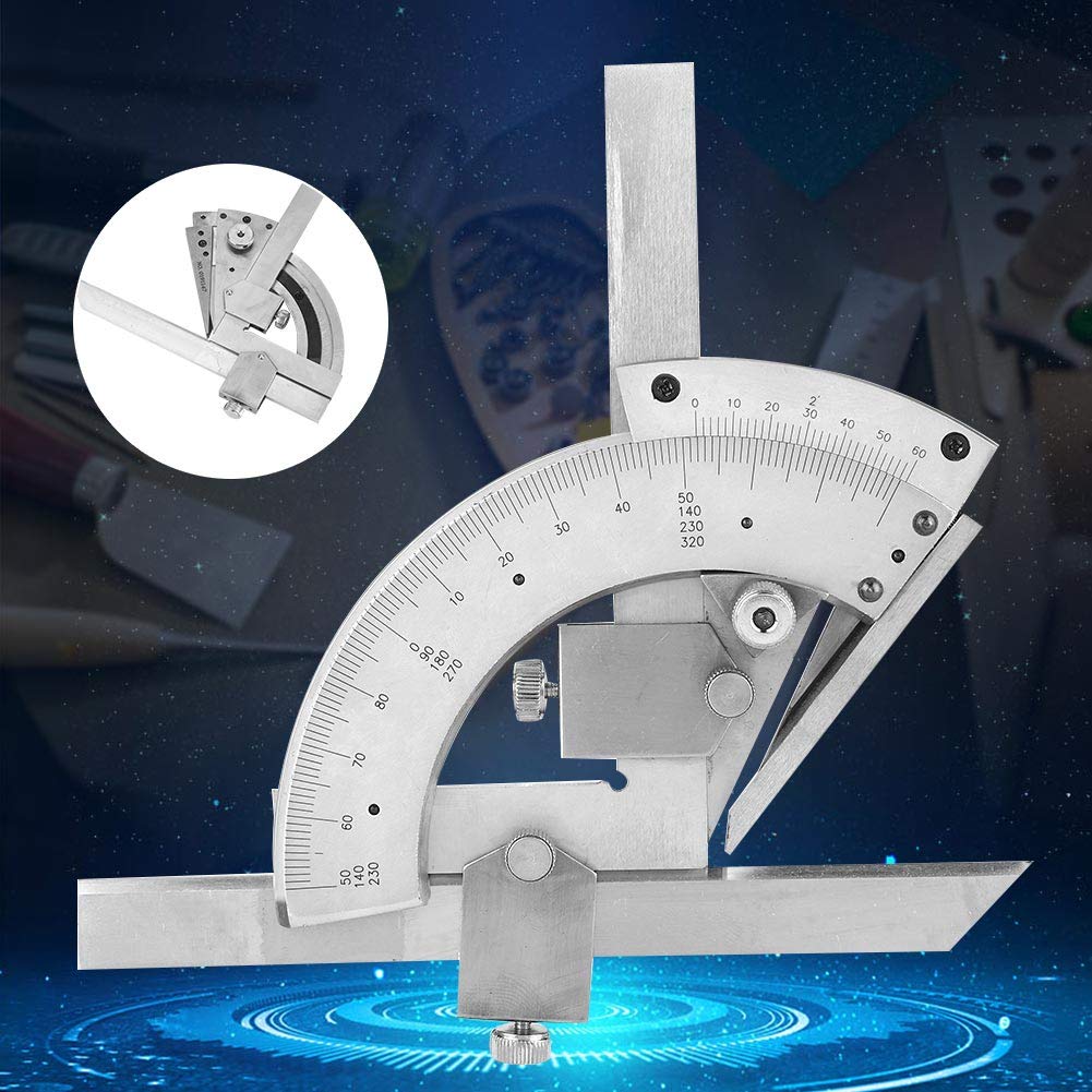 Universal-Winkelmesser Aus Kohlenstoffstahl – Präzisionswerkzeug Für 0–320° Winkel