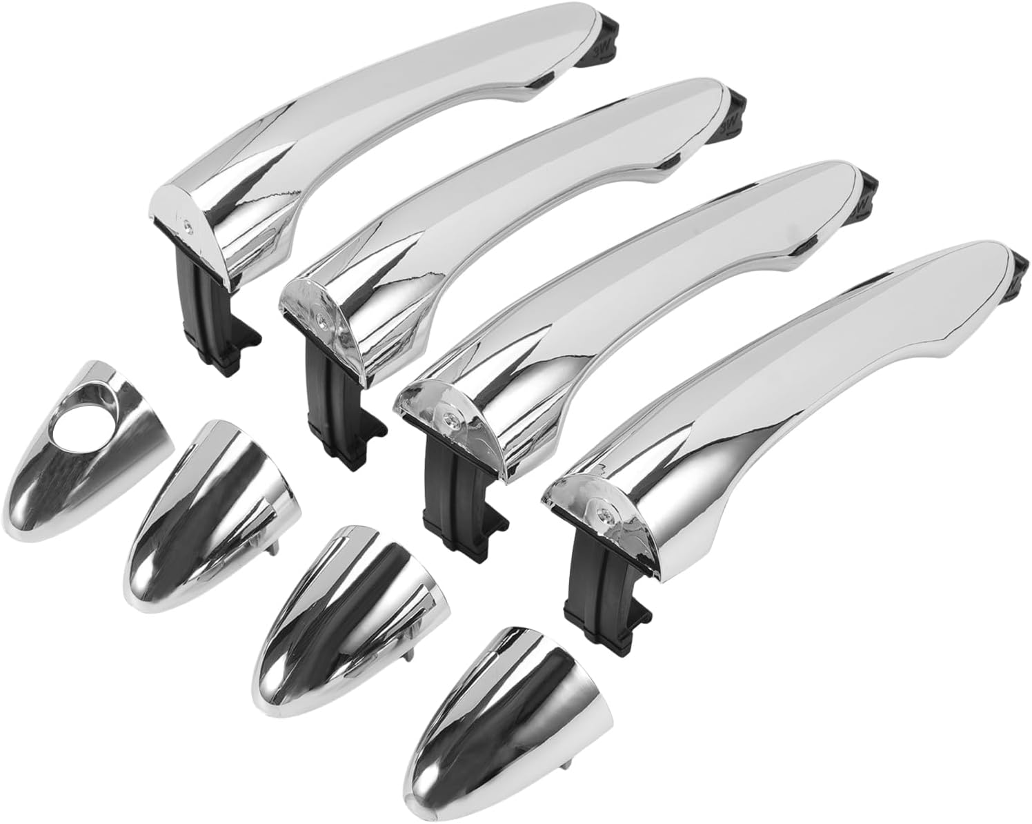 4Pcs Chrome Front Exterior Door Handle for Sportage 2011-2016 Rear Driver Passenger Side