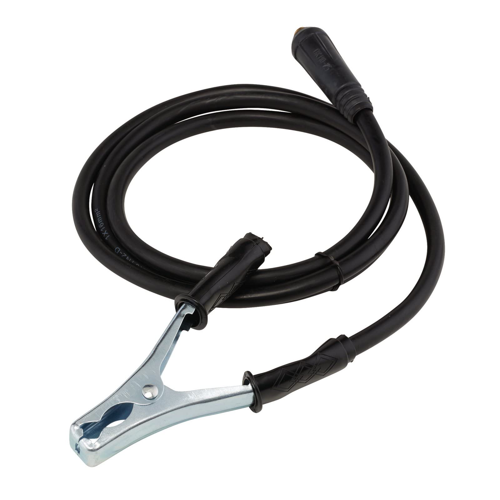 Draper 200A Earth Lead Clamp 1.8M 20930 Mma Welding Earth Lead And Clamp With Dinse Plug