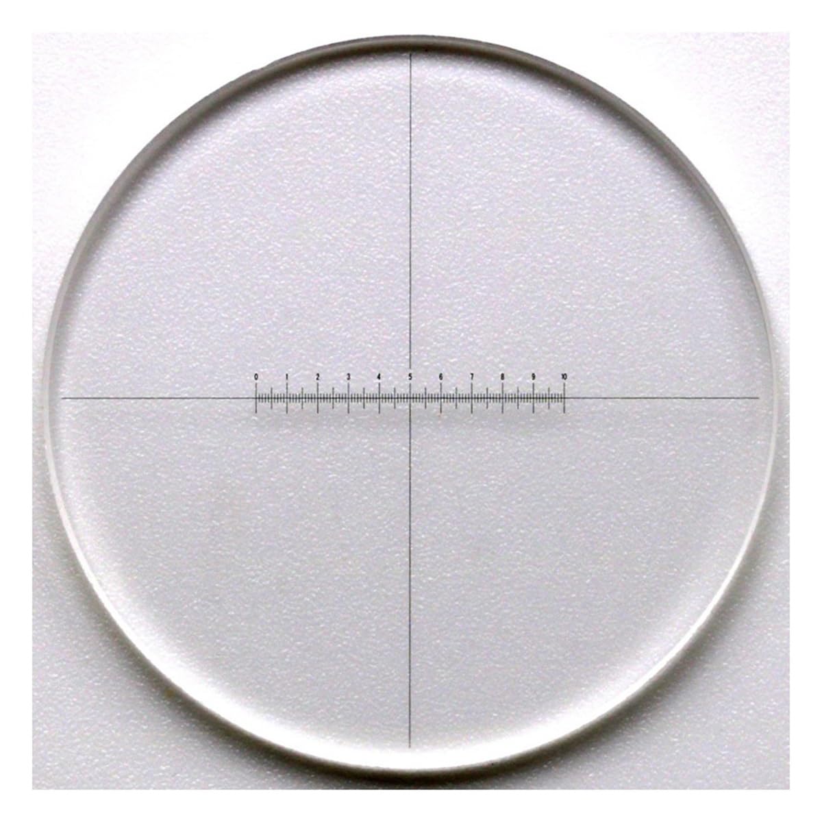 Microscope 935 0.1mm Ruler Micrometer Reticle Inside and Outside Micrometer for Microscope(Diameter 21mm)