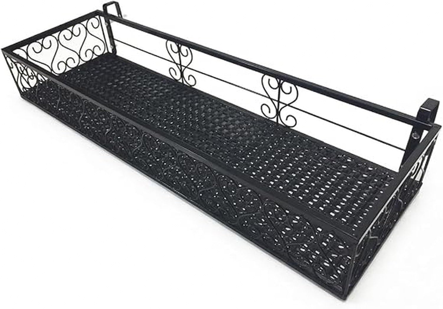 Wandregal Pflanzenständer aus Metall, Hängeblumenregal für Innen, modulares Pflanzenträger-Set zur Dekoration im Wohnzimmer Flur, für Blumentöpfe, 50x25x12cm, 50x25x12cm
