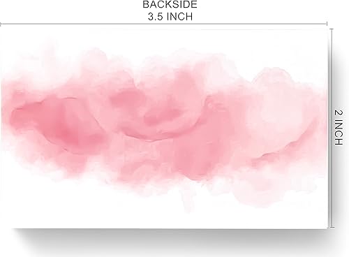 Miniatura 2 de RXBC2011 Tarjetas de recordatorio de citas (paquete de 100) para belleza, maquillaje, peluquería, peluquería, restaurantes, terapeuta, pintura rosa