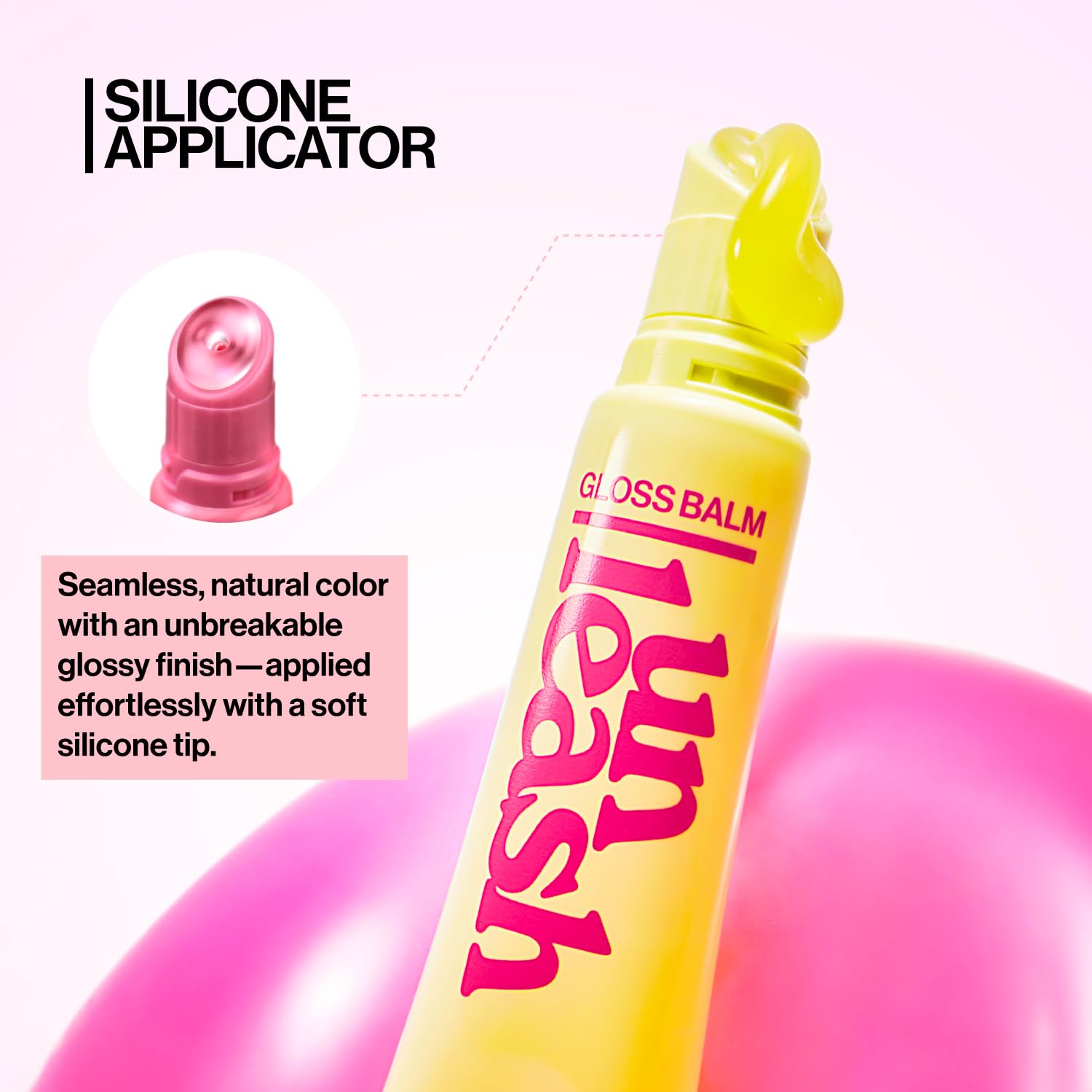 UNLEASHIA Sunset Dazzle Lip Gloss Balm, Balsamo labbra idratante colorato con lucentezza lucida, formula vegana leggera e idratante con peptidi e vitamina E (n. 4 Bora Bora) 9,92 g