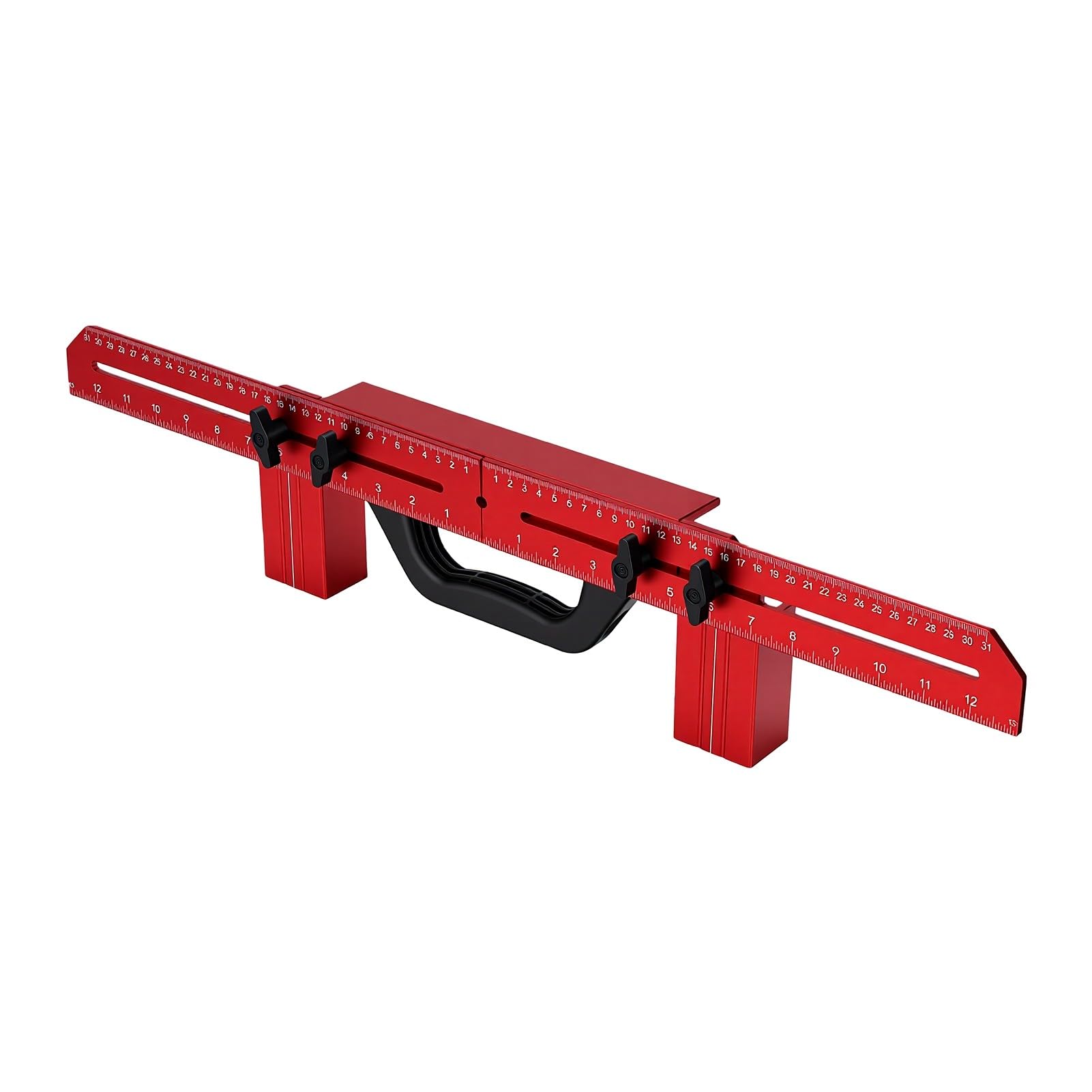 per Incorniciatura di Pannelli di Legno Strumento di Layout per Perni Centrali Regolabili in Lega di Alluminio da 12-30 Pollici per l'installazione di Mobili Lavorazione del Legno