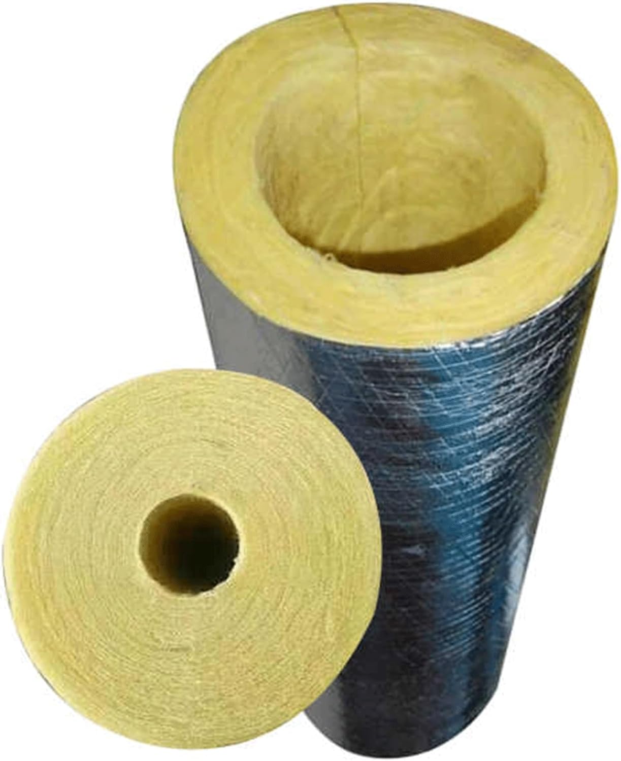 Aluminum foil Insulated Pipe Insulation Materials Suitable for petrochemical, Industrial Heating, Residential Heating, steam Pipelines(27x50mm)