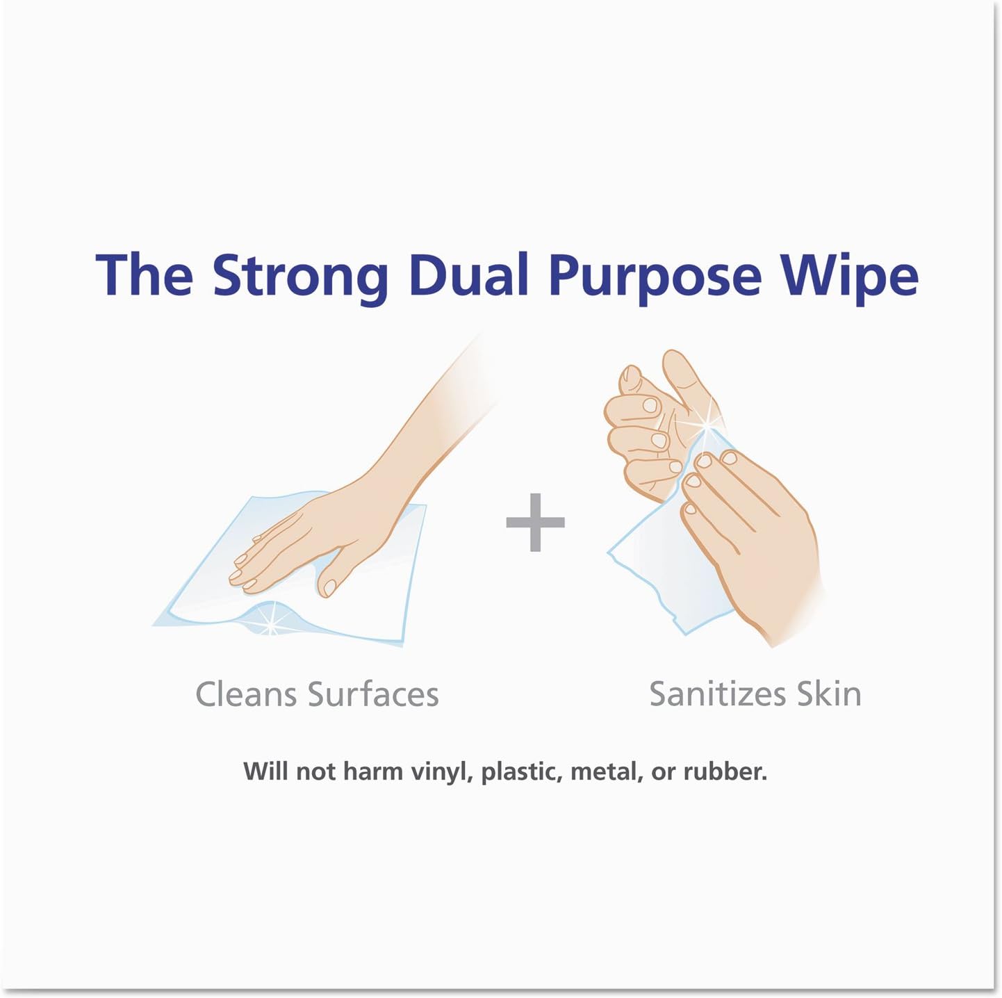 PURELL 911802 - Hand Wipes, 6 x 8, White, 1200/Refill Pouch, 2/Carton