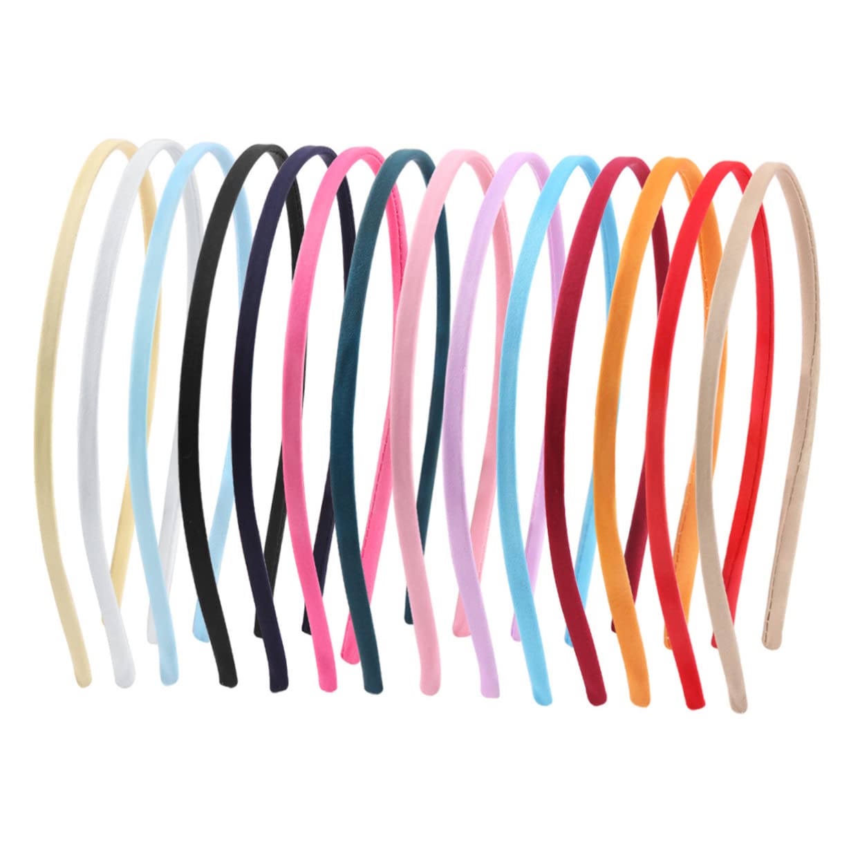 FRCOLOR 168 cerchietti alla moda per capelli a coda di cavallo, con cordoncino a rete, per capelli, per bambini