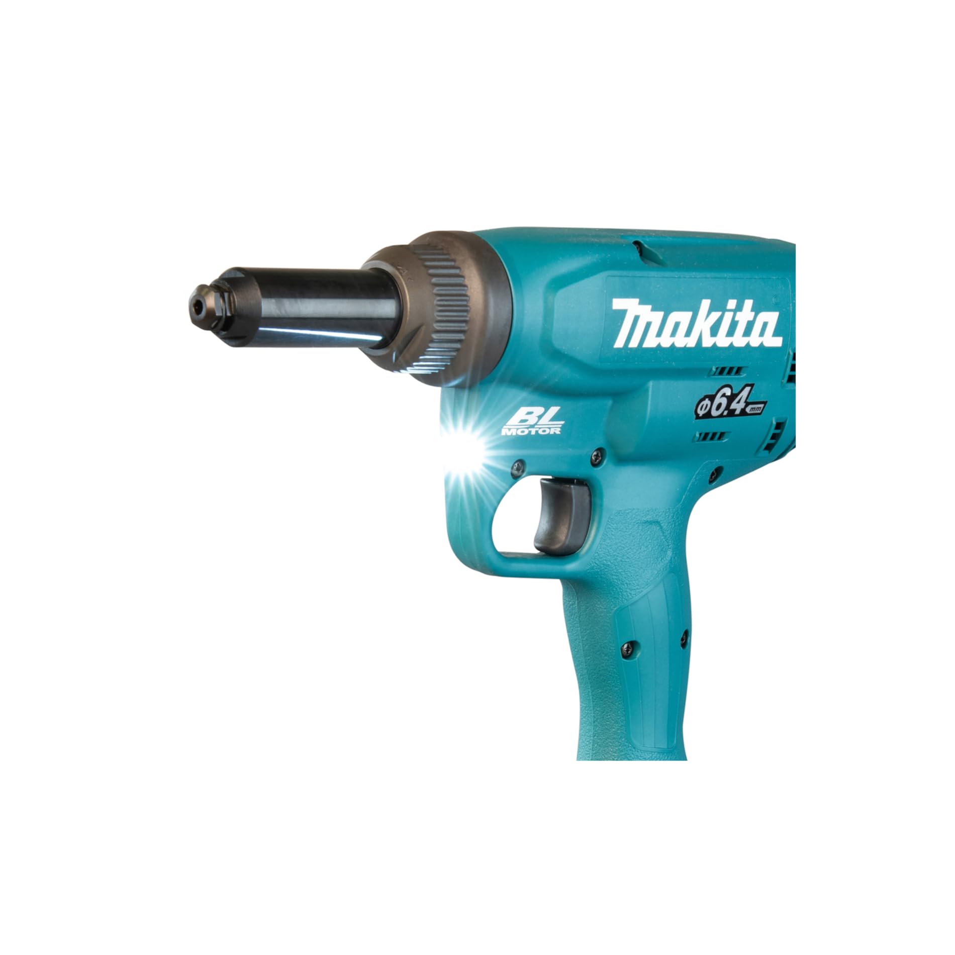 Makita DRV250Z - Remachadora 6,4 mm BL 18V LXT/solo, sin batería y sin cargador